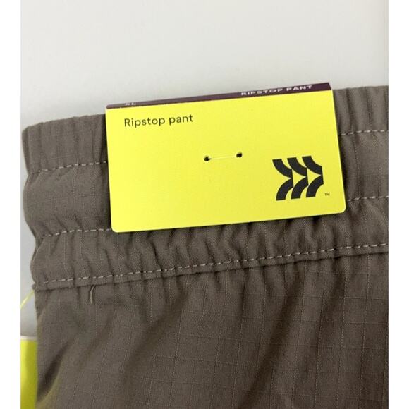 Ripstop Pants Men's Size XL All in Motion Moisture Wicking Brown NWT - Picture 3 of 11